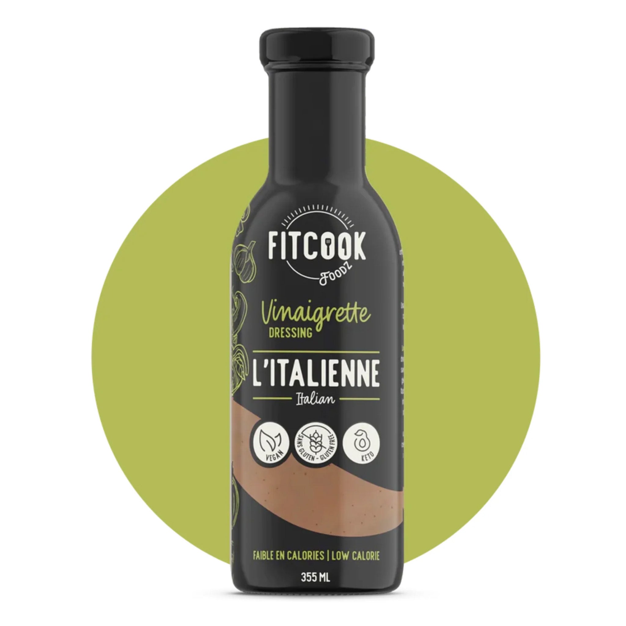 Fitcook Foodz Low-Calorie Italian Salad Dressing (1 Bottle) Vita Plus USA Fitcook Foodz Low-Calorie Italian Salad Dressing (1 Bottle) Vita Plus USA