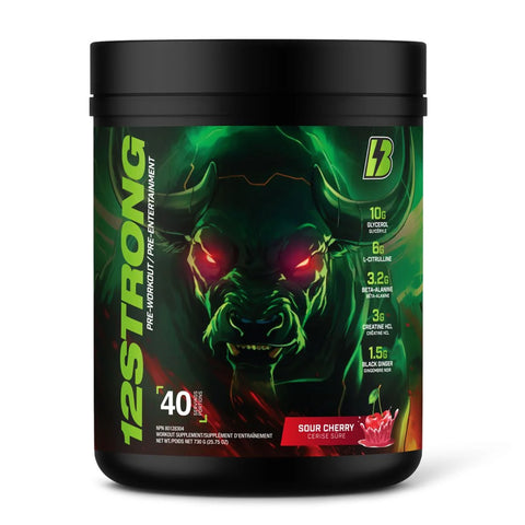 Bull Nutrition 12 Strong Pre-Workout (40 Servs)