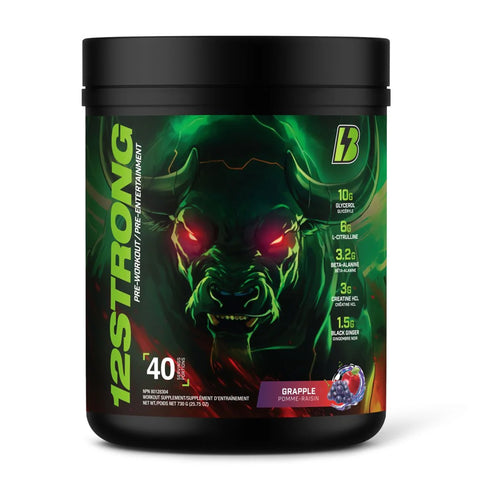 Bull Nutrition 12 Strong Pre-Workout (40 Servs)