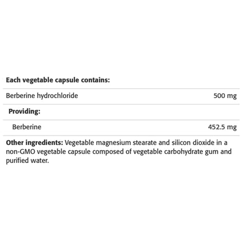 Berberine 500mg (60 Caps)