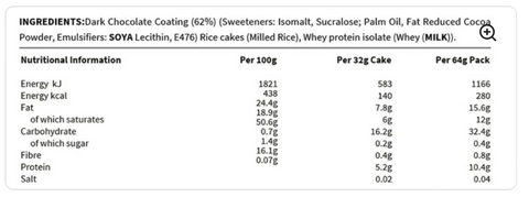 Mountain Joe's Low Sugar Protein Rice Cakes (12 Packs) - BLOWOUT