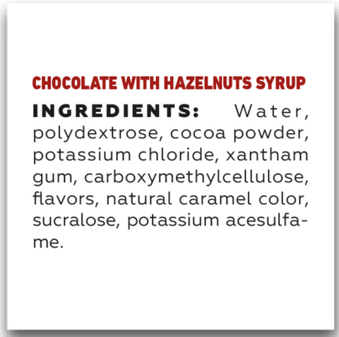 Mrs. Taste Chocolate Hazelnuts Syrup (355g)