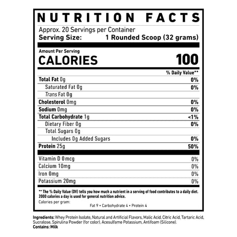 nutrition facts