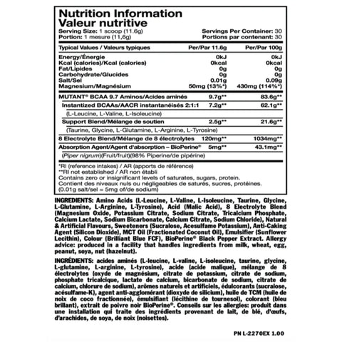 Mutant BCAA 9.7 (90 Servs)